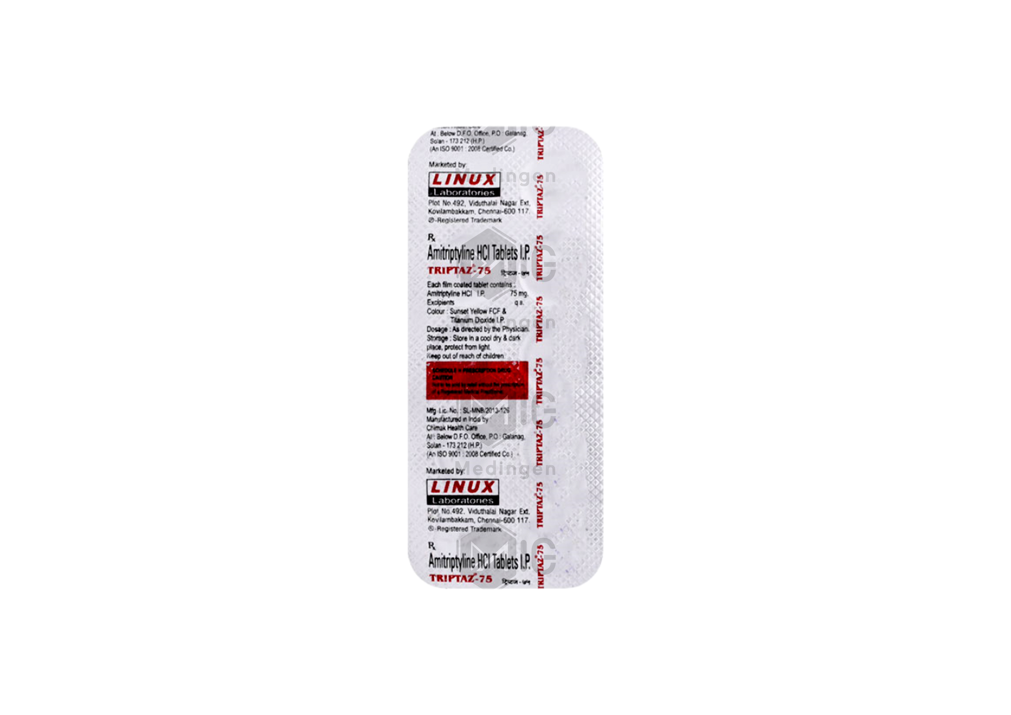 TRIPTAZ 75MG